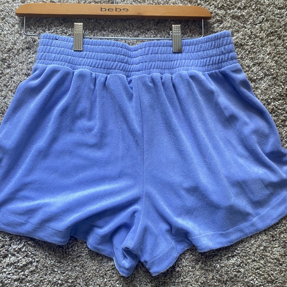 Purple Nike shorts